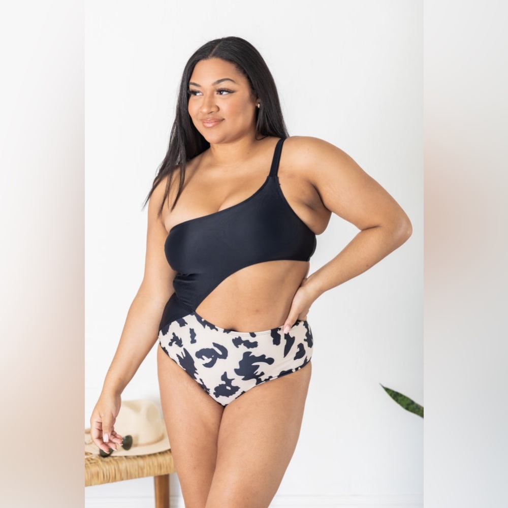Pink Lily swim suit
